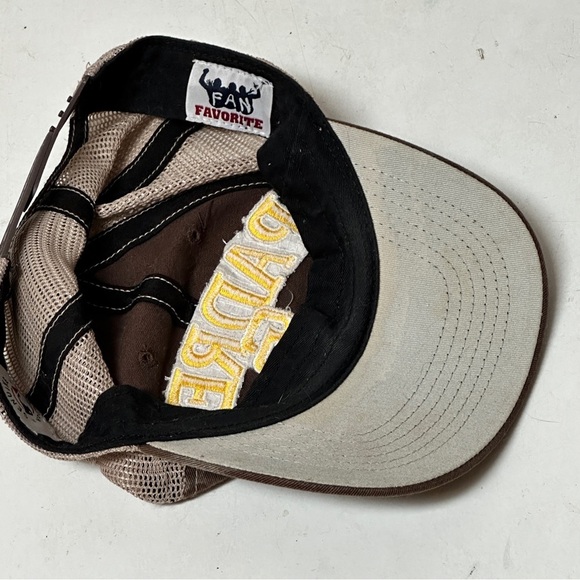 MLB San Diego Padres Brown Yellow Baseball Cap Hat - Picture 6 of 10